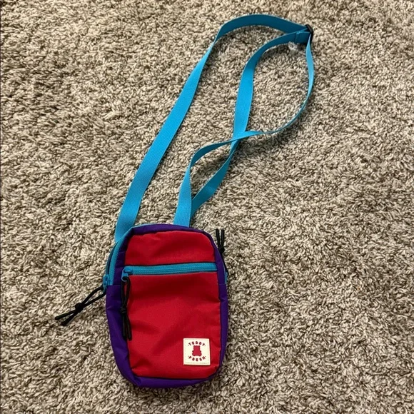 Teddy Fresh Red and Blue Crossbody Bag - Picture 1 of 1